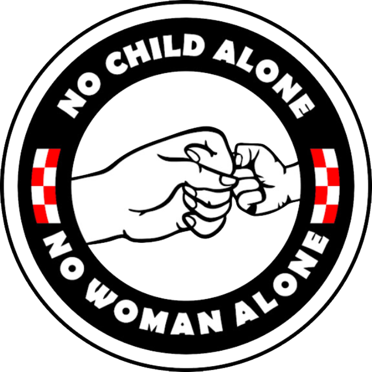 No Woman Alone No Child Alone – Join Us in Taking Action Logo